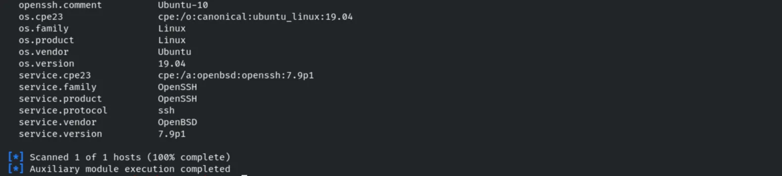 ssh_version - OS and service details