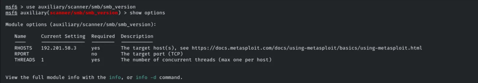 smb_version module options