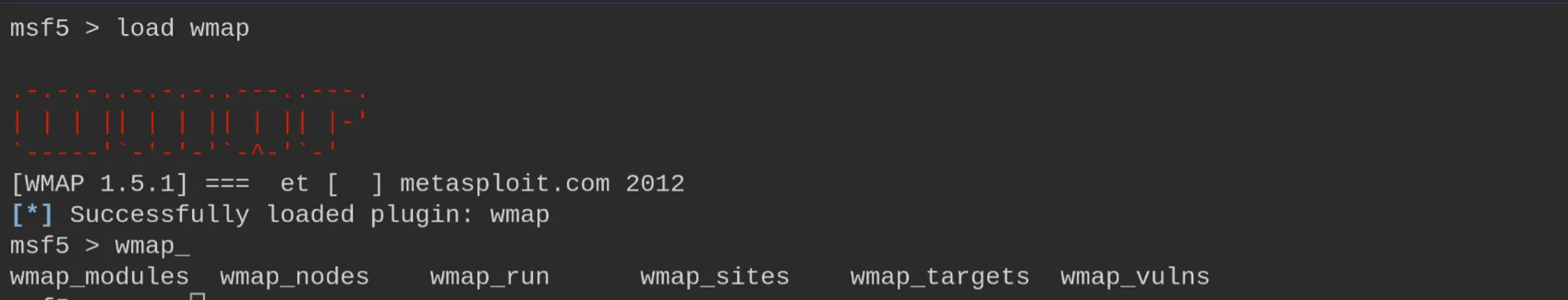 WMAP plugin loaded