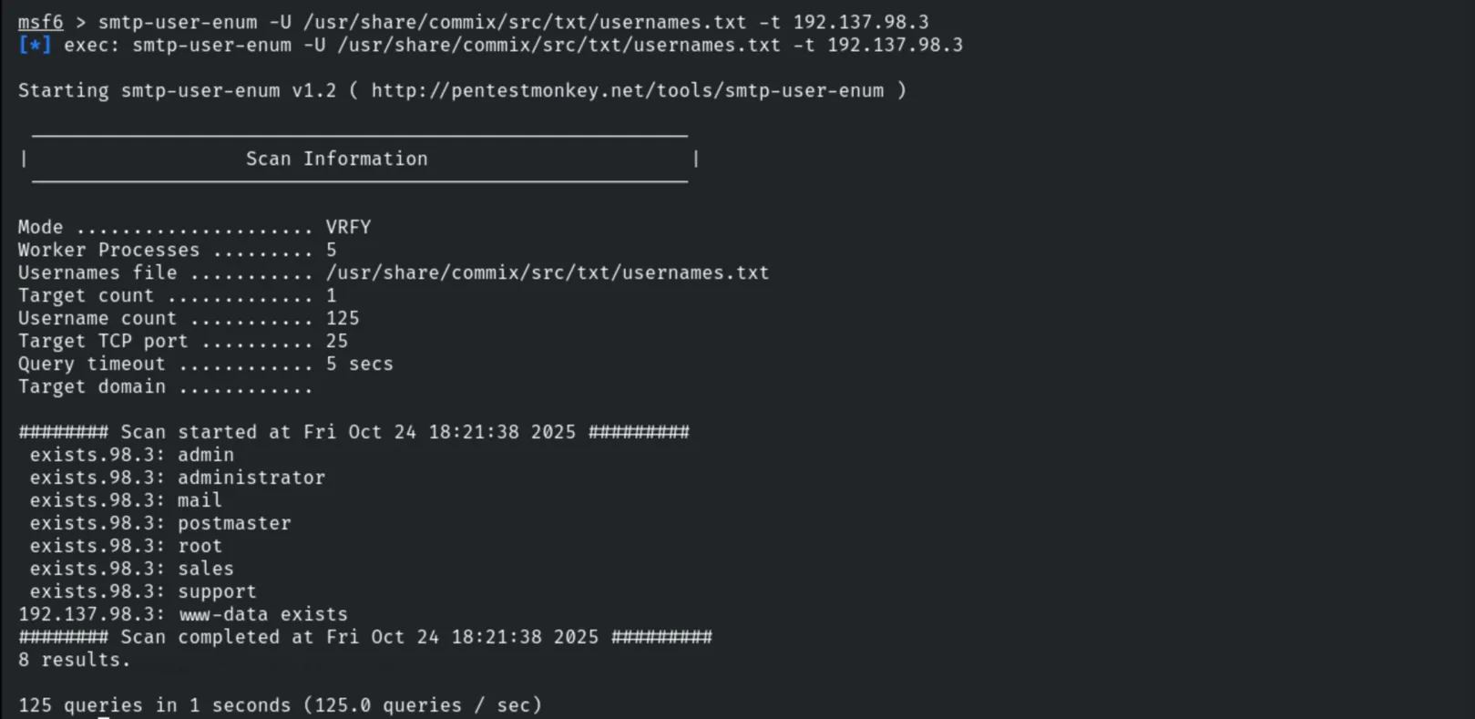 smtp-user-enum results