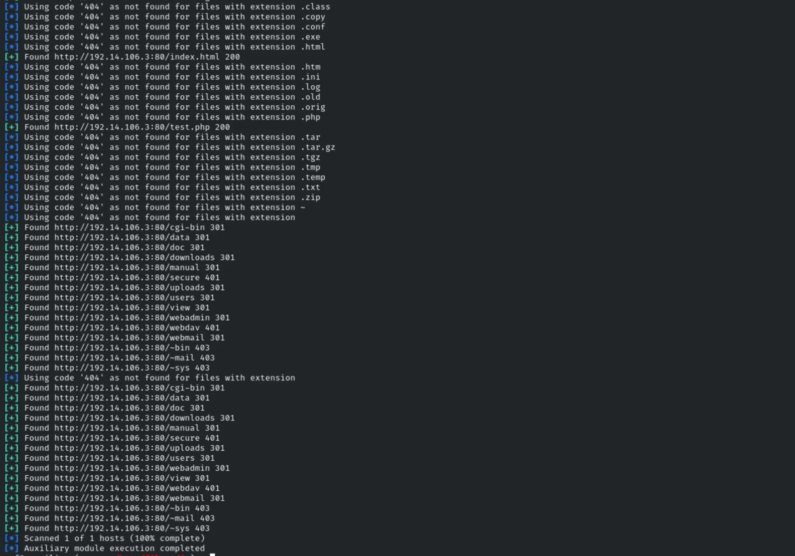 files_dir discovered files and directories